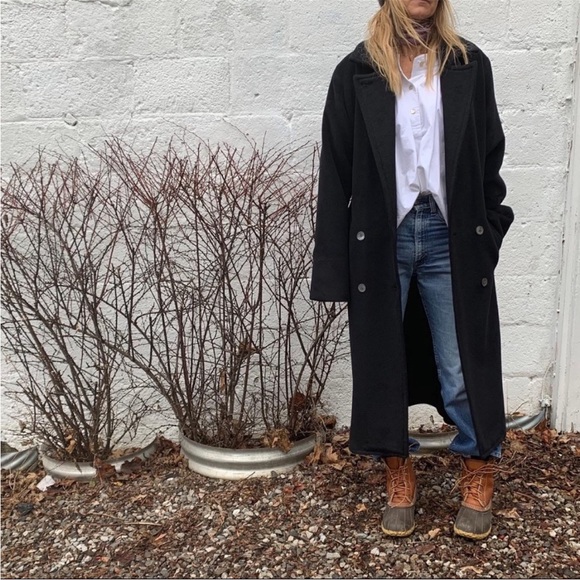 Horses Atelier Jackets & Blazers - Horses Atelier Oversized black “The Winter” wool Coat, size “2”